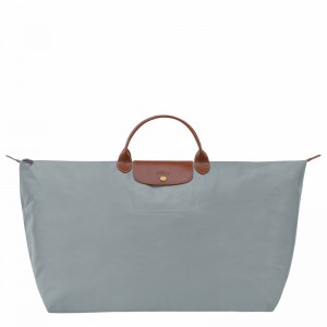 τσάντες ταξιδιού ανδρικα Longchamp Le Pliage Original M γκρι Greece | L1625089P80-