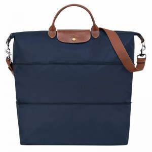 τσάντες ταξιδιού ανδρικα Longchamp Le Pliage Original expandable σκουρο μπλε Greece | L1911089P68-