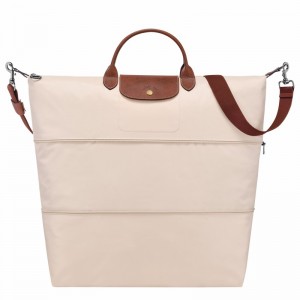 τσάντες ταξιδιού ανδρικα Longchamp Le Pliage Original expandable ασπρα Greece | L1911089P71-