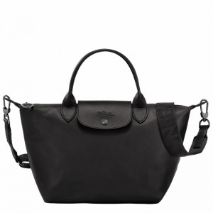 τσαντακι χειροσ γυναικεια Longchamp Le Pliage Xtra S μαυρα Greece | L1512987001