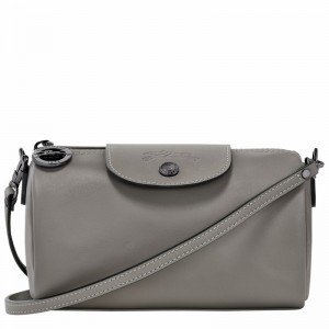 τσαντεσ χιαστι γυναικεια Longchamp Le Pliage Xtra XS γκρι Greece | 10255987P55