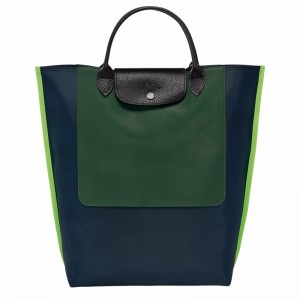 τσάντεσ tote γυναικεια Longchamp Cabas Longchamp M σκουρο μπλε Greece | 10264093006