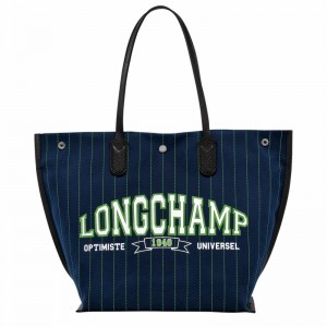 τσάντεσ tote γυναικεια Longchamp Essential σκουρο μπλε Greece | 10090HFD006