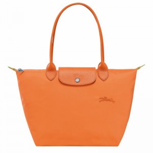 τσάντεσ tote γυναικεια Longchamp Le Pliage Green M πορτοκαλι Greece | L2605919P54