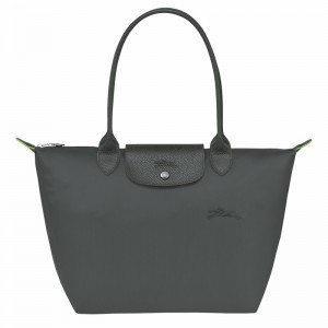 τσάντεσ tote γυναικεια Longchamp Le Pliage Green M βαθυ γκρι Greece | L2605919P66