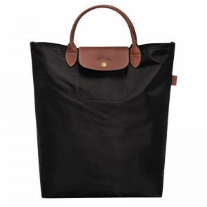 τσάντεσ tote γυναικεια Longchamp Le Pliage Original M μαυρα Greece | 10168089001