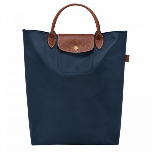 τσάντεσ tote γυναικεια Longchamp Le Pliage Original M σκουρο μπλε Greece | 10168089P68