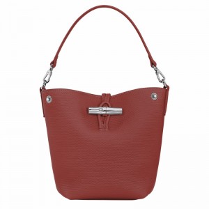 bucket bags γυναικεια Longchamp Le Roseau XS καφε Greece | 10279HFP404