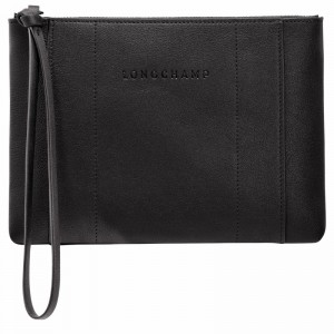 pouches ανδρικα Longchamp 3D μαυρα Greece | 30032HCV001-