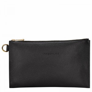 pouches ανδρικα Longchamp Le FOULONNÉ μαυρα Greece | L2541021001-