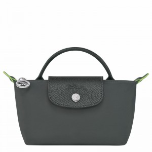 pouches γυναικεια Longchamp Le Pliage Green βαθυ γκρι Greece | 34175919P66