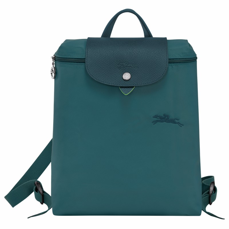 Σακιδια ανδρικα Longchamp Le Pliage Green M παγώνι Greece | L1699919P89-