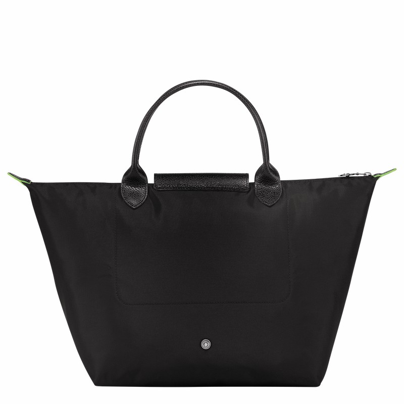 τσαντακι χειροσ γυναικεια Longchamp Le Pliage Green M μαυρα Greece | L1623919001