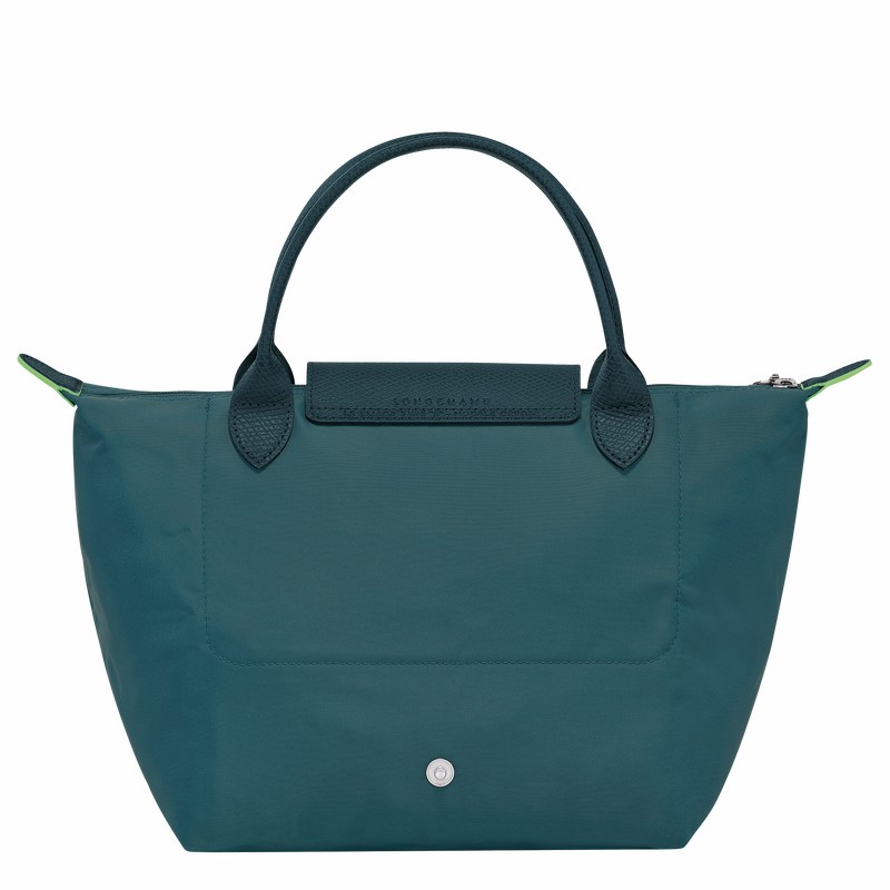 τσαντακι χειροσ γυναικεια Longchamp Le Pliage Green S παγώνι Greece | L1621919P89