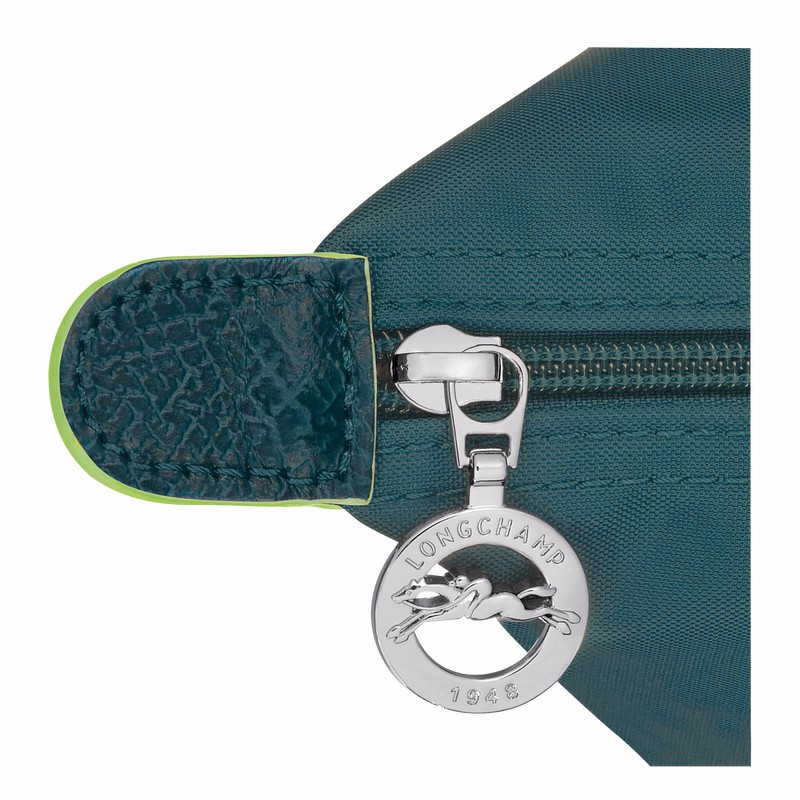 τσαντακι χειροσ γυναικεια Longchamp Le Pliage Green S παγώνι Greece | L1621919P89