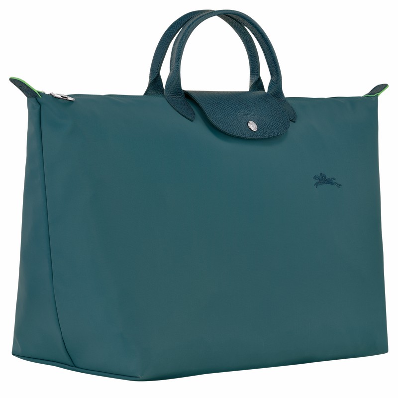 τσάντες ταξιδιού ανδρικα Longchamp Le Pliage Green S παγώνι Greece | L1624919P89-