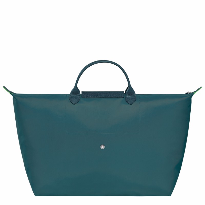 τσάντες ταξιδιού ανδρικα Longchamp Le Pliage Green S παγώνι Greece | L1624919P89-