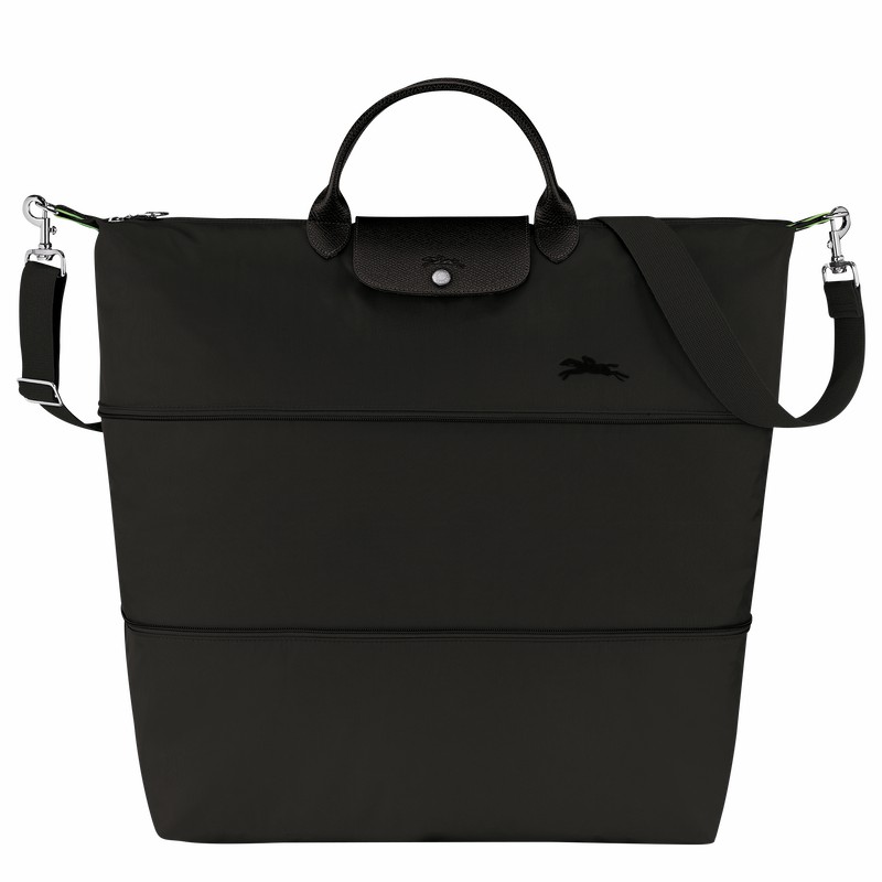 τσάντες ταξιδιού ανδρικα Longchamp Le Pliage Green expandable μαυρα Greece | L1911919001-