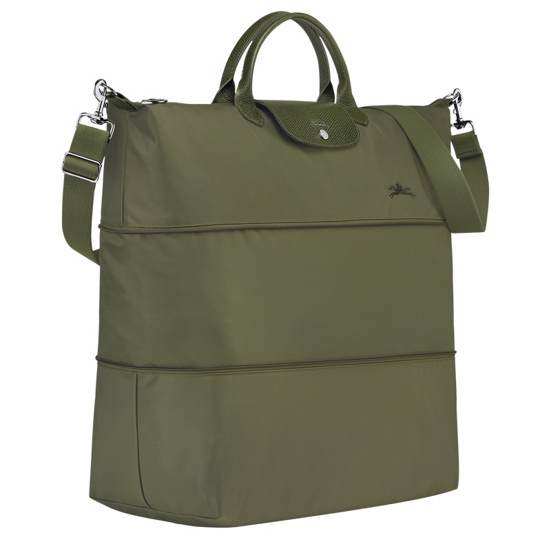 τσάντες ταξιδιού ανδρικα Longchamp Le Pliage Green expandable πρασινο Greece | L1911919479-