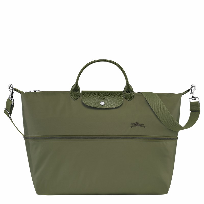 τσάντες ταξιδιού ανδρικα Longchamp Le Pliage Green expandable πρασινο Greece | L1911919479-