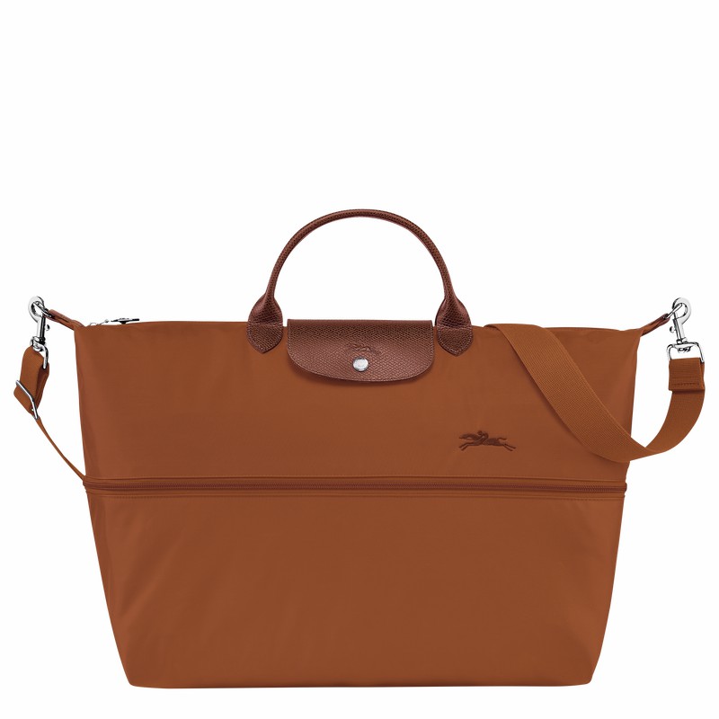 τσάντες ταξιδιού ανδρικα Longchamp Le Pliage Green expandable καφε Greece | L1911919504-