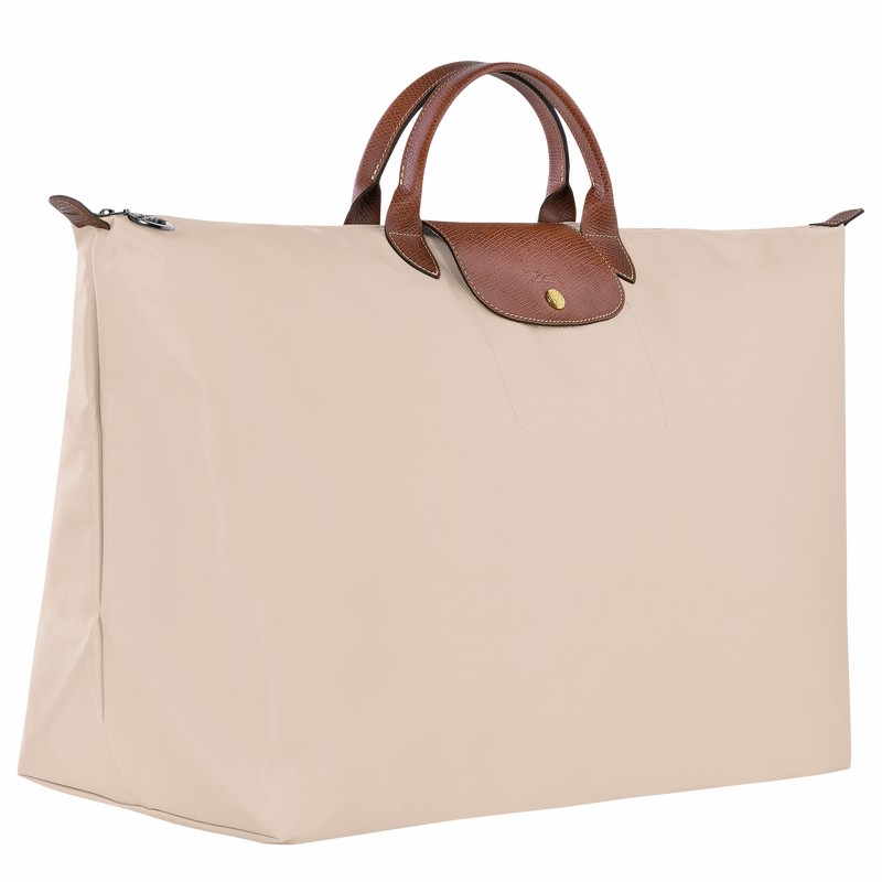 τσάντες ταξιδιού ανδρικα Longchamp Le Pliage Original M ασπρα Greece | L1625089P71-