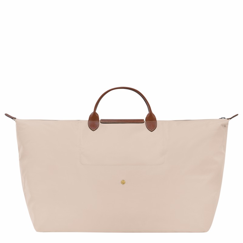 τσάντες ταξιδιού ανδρικα Longchamp Le Pliage Original M ασπρα Greece | L1625089P71-