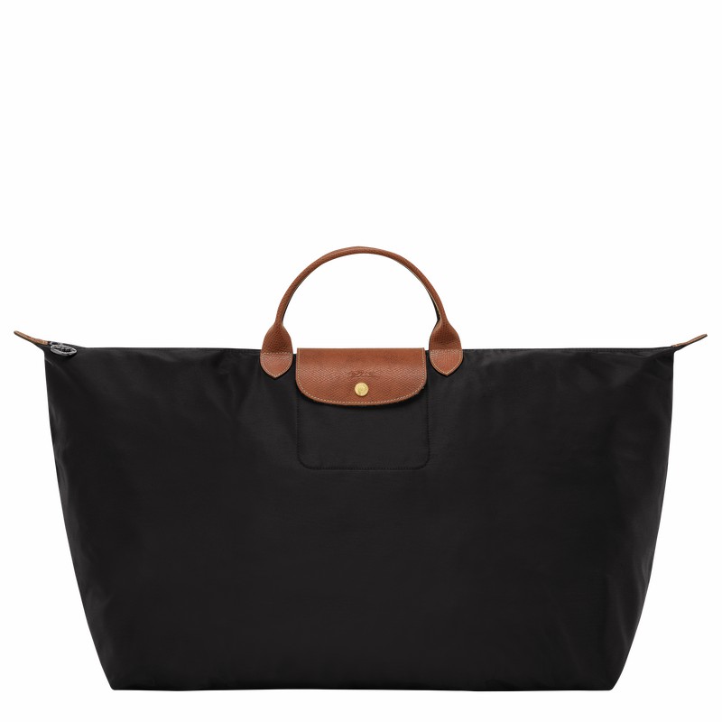 τσάντες ταξιδιού γυναικεια Longchamp Le Pliage Original M μαυρα Greece | L1625089001