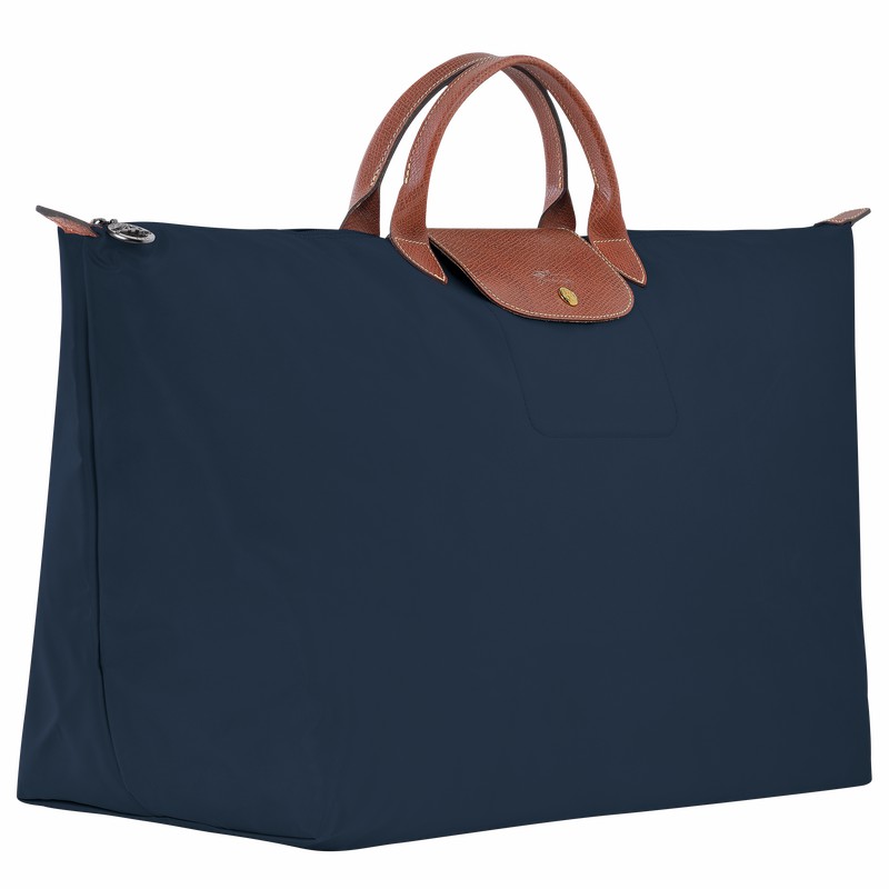 τσάντες ταξιδιού γυναικεια Longchamp Le Pliage Original M σκουρο μπλε Greece | L1625089P68