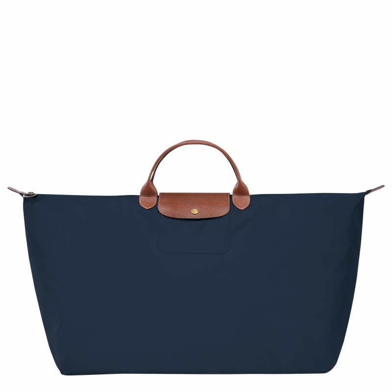 τσάντες ταξιδιού γυναικεια Longchamp Le Pliage Original M σκουρο μπλε Greece | L1625089P68