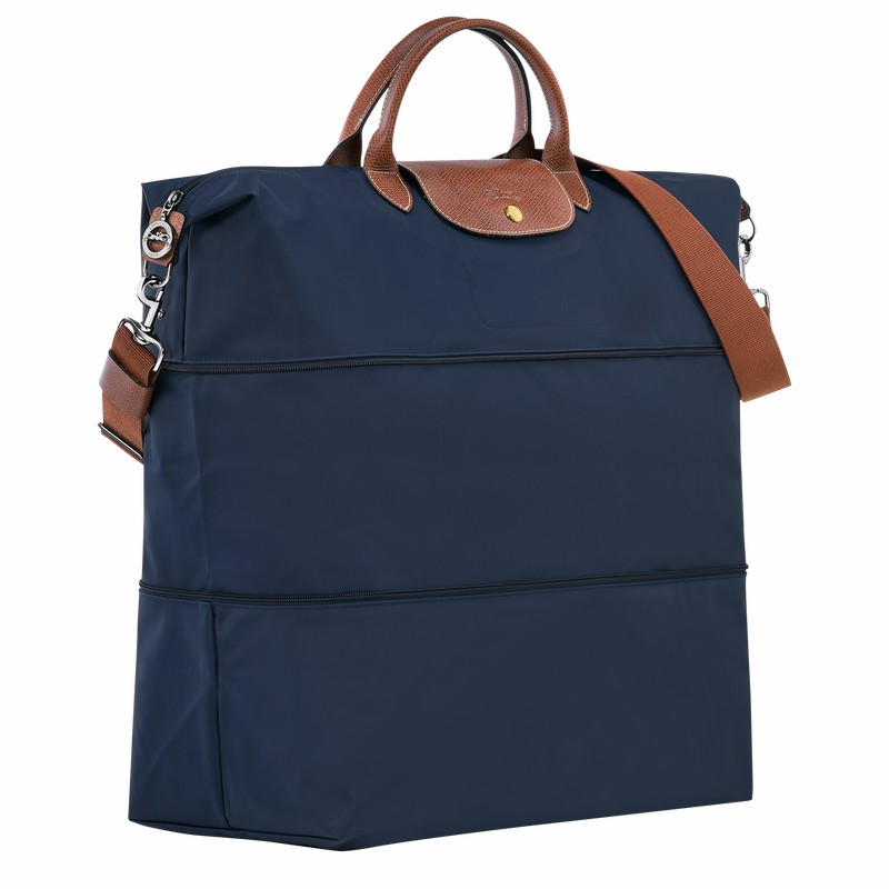 τσάντες ταξιδιού ανδρικα Longchamp Le Pliage Original expandable σκουρο μπλε Greece | L1911089P68-