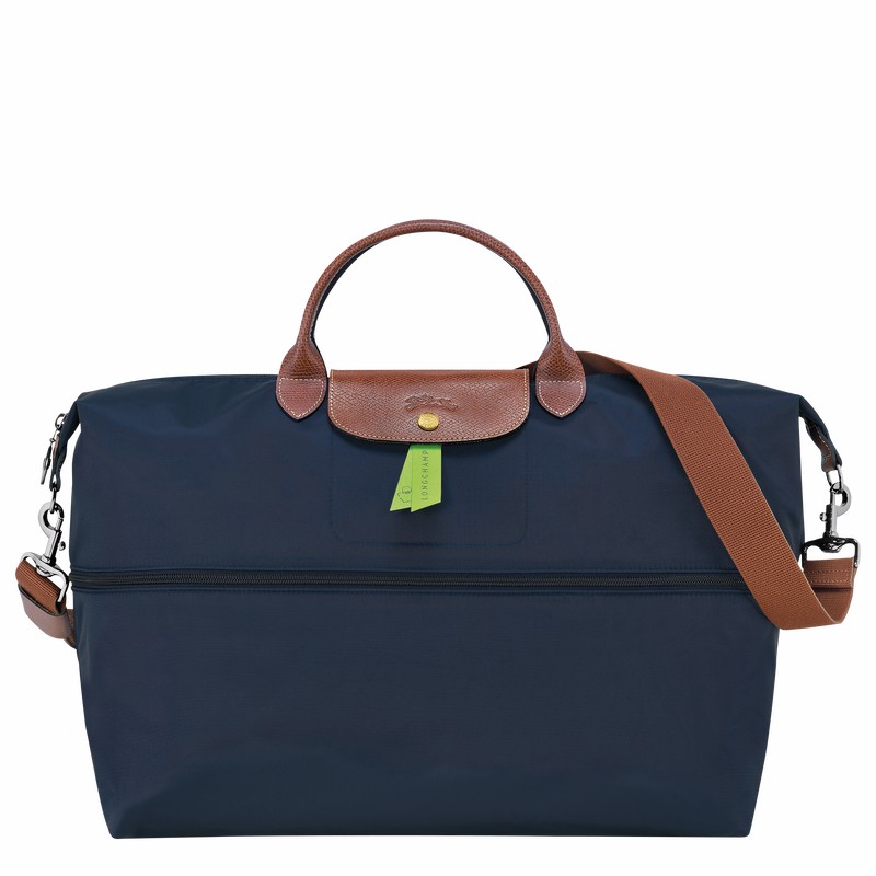 τσάντες ταξιδιού ανδρικα Longchamp Le Pliage Original expandable σκουρο μπλε Greece | L1911089P68-