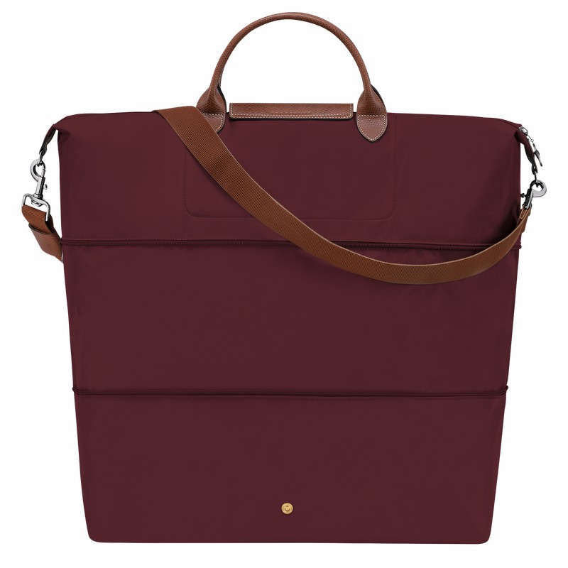 τσάντες ταξιδιού ανδρικα Longchamp Le Pliage Original expandable μπορντο Greece | L1911089P87-