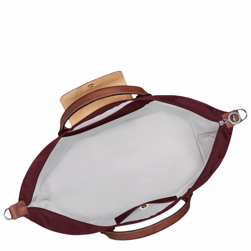 τσάντες ταξιδιού ανδρικα Longchamp Le Pliage Original expandable μπορντο Greece | L1911089P87-