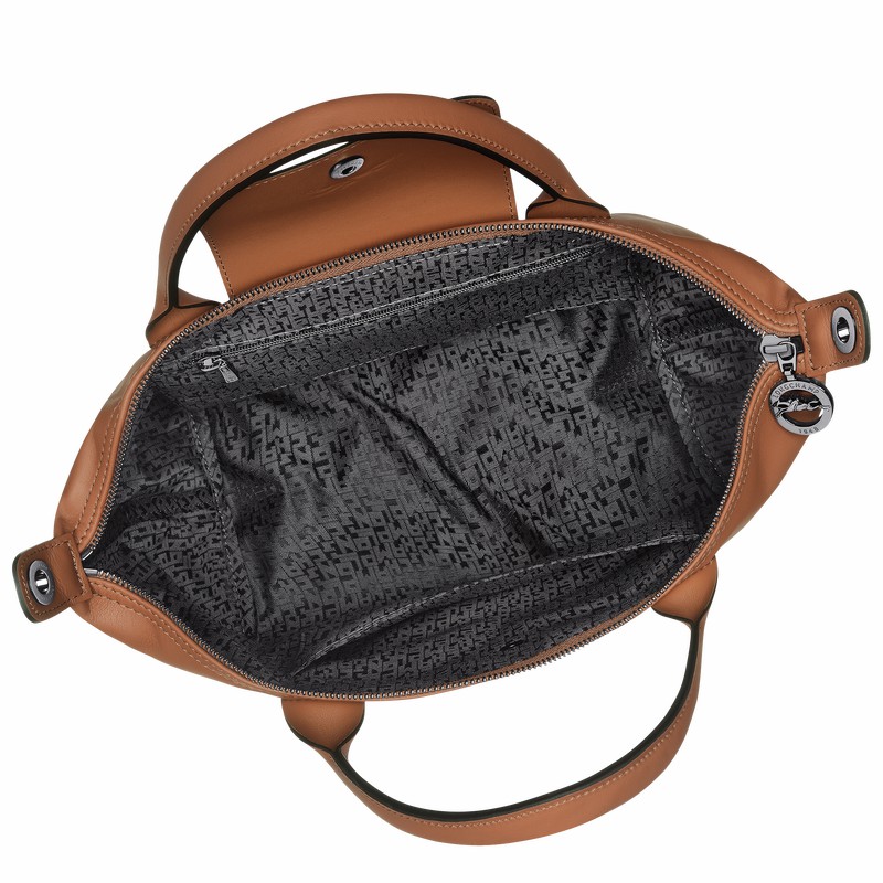 τσαντακι χειροσ γυναικεια Longchamp Le Pliage Xtra S καφε Greece | L1512987504