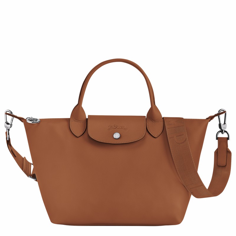 τσαντακι χειροσ γυναικεια Longchamp Le Pliage Xtra S καφε Greece | L1512987504