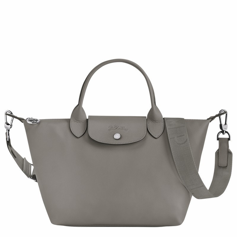 τσαντακι χειροσ γυναικεια Longchamp Le Pliage Xtra S γκρι Greece | L1512987P55