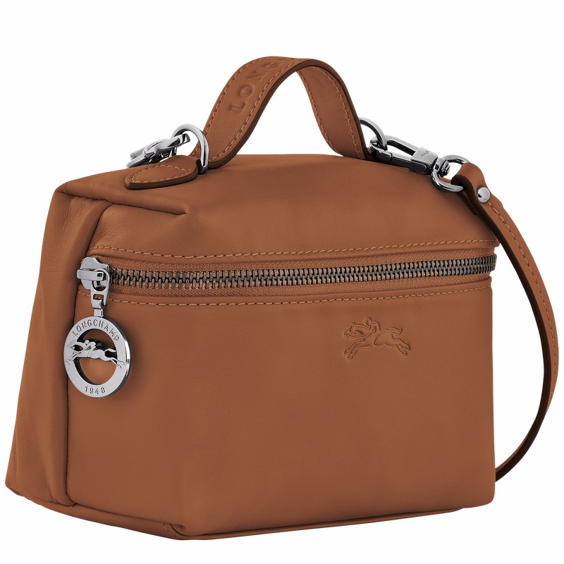 τσαντεσ χιαστι γυναικεια Longchamp Le Pliage Xtra XS καφε Greece | 10187987504