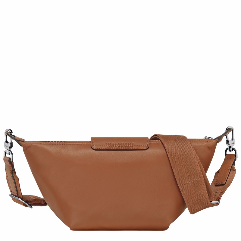 τσαντεσ χιαστι γυναικεια Longchamp Le Pliage Xtra XS καφε Greece | 10212987504