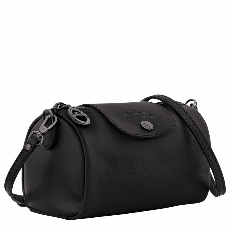 τσαντεσ χιαστι γυναικεια Longchamp Le Pliage Xtra XS μαυρα Greece | 10255987001