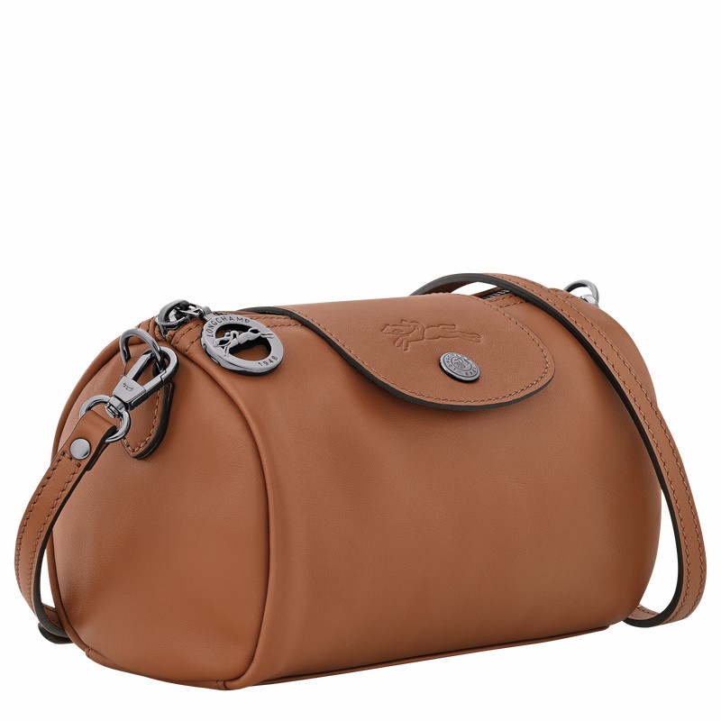 τσαντεσ χιαστι γυναικεια Longchamp Le Pliage Xtra XS καφε Greece | 10255987504