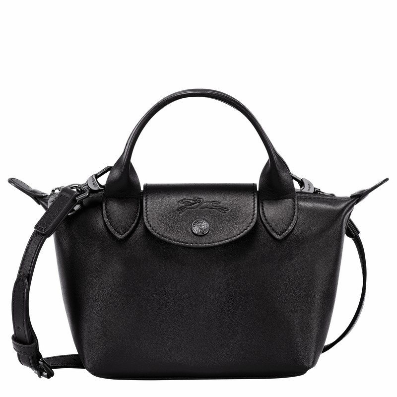 τσαντακι χειροσ γυναικεια Longchamp Le Pliage Xtra XS μαυρα Greece | L1500987001