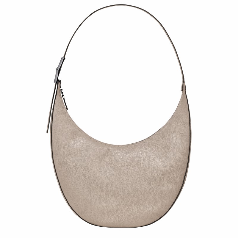 τσαντεσ χιαστι γυναικεια Longchamp Le Roseau Essential L γκρι Greece | 10234968266