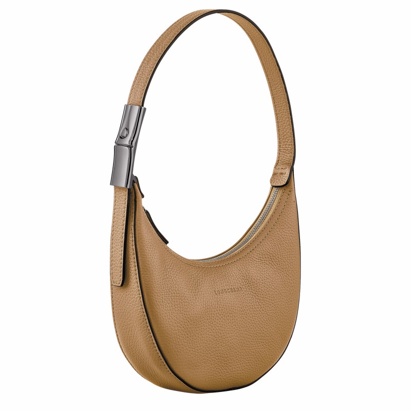 τσάντα hobo γυναικεια Longchamp Le Roseau Essential S Χακί Greece | 10217968026