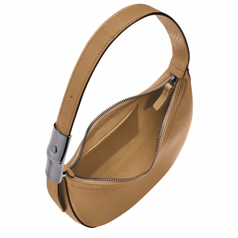 τσάντα hobo γυναικεια Longchamp Le Roseau Essential S Χακί Greece | 10217968026