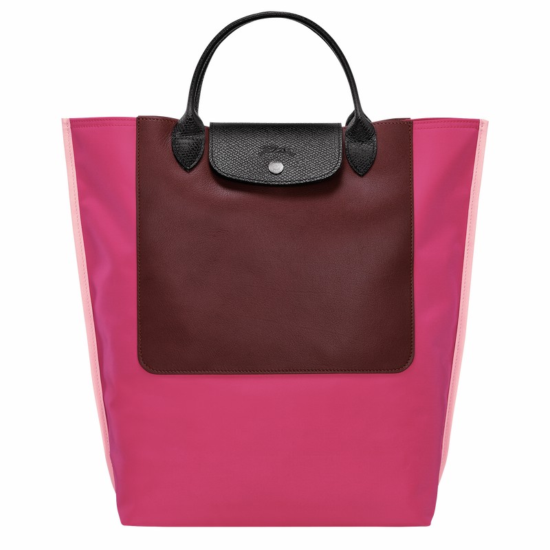 τσάντεσ tote γυναικεια Longchamp Cabas Longchamp M φουξια Greece | 10264093J13