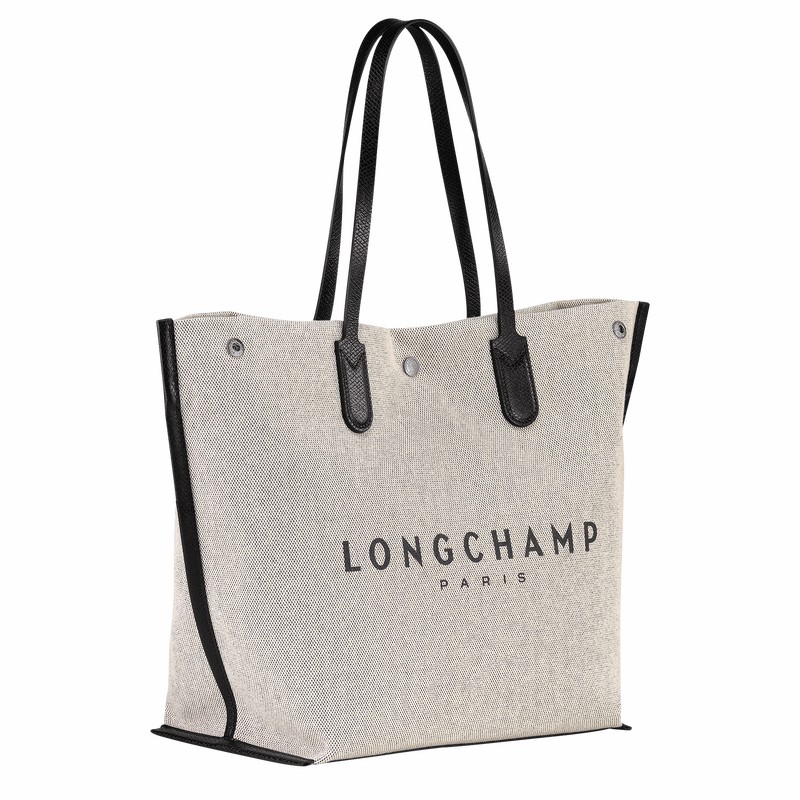 τσάντεσ tote γυναικεια Longchamp Essential L ασπρα Greece | 10090HSG037