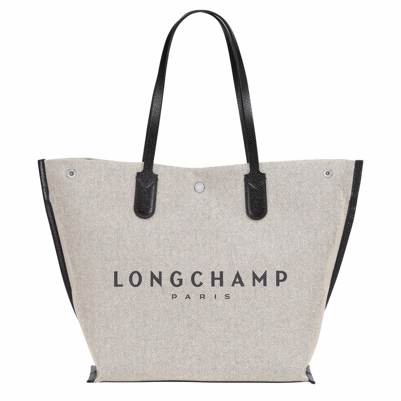 τσάντεσ tote γυναικεια Longchamp Essential L ασπρα Greece | 10090HSG037