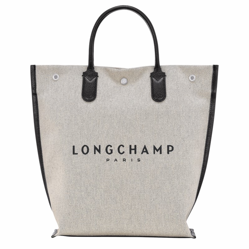 τσάντεσ tote γυναικεια Longchamp Essential M ασπρα Greece | 10211HSG037