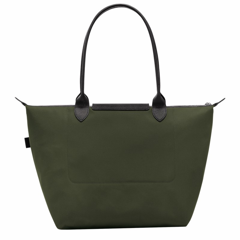 τσάντεσ tote γυναικεια Longchamp Le Pliage Energy L Χακί Greece | L1899HSR892